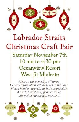 Christmas Craft Fair Nov 7 2020